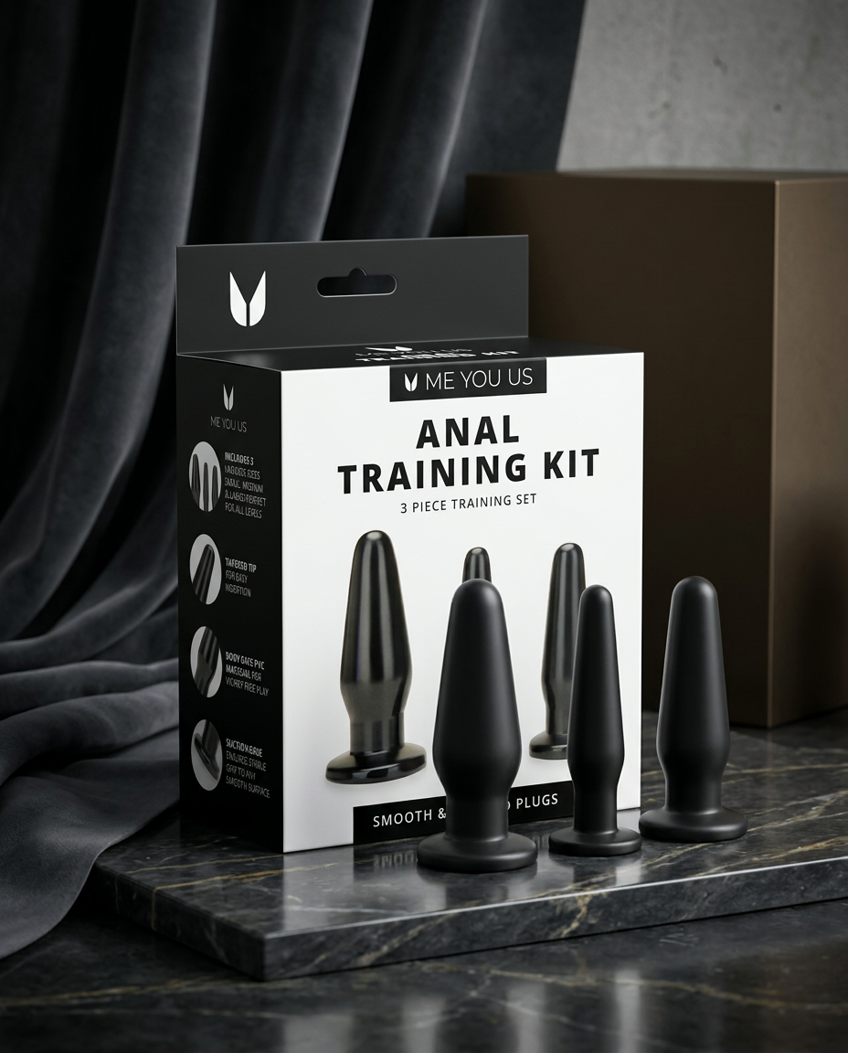 Me You Us Anal Training Kit 3-Piece Plug Set