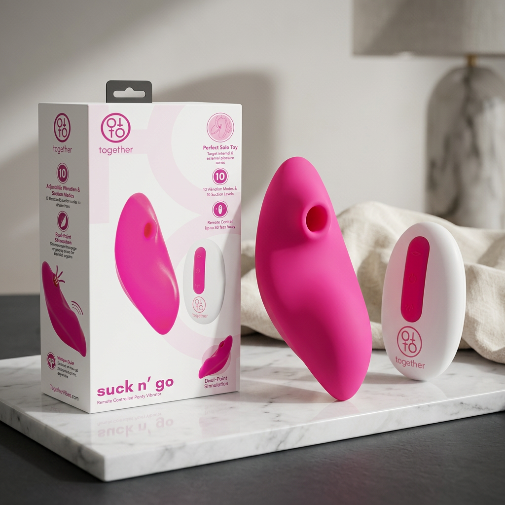Together Couples Suck N' Go Pink
