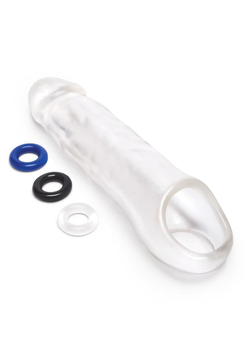 Su 3 In. See-thru Penis Extender W/ Ball Loop