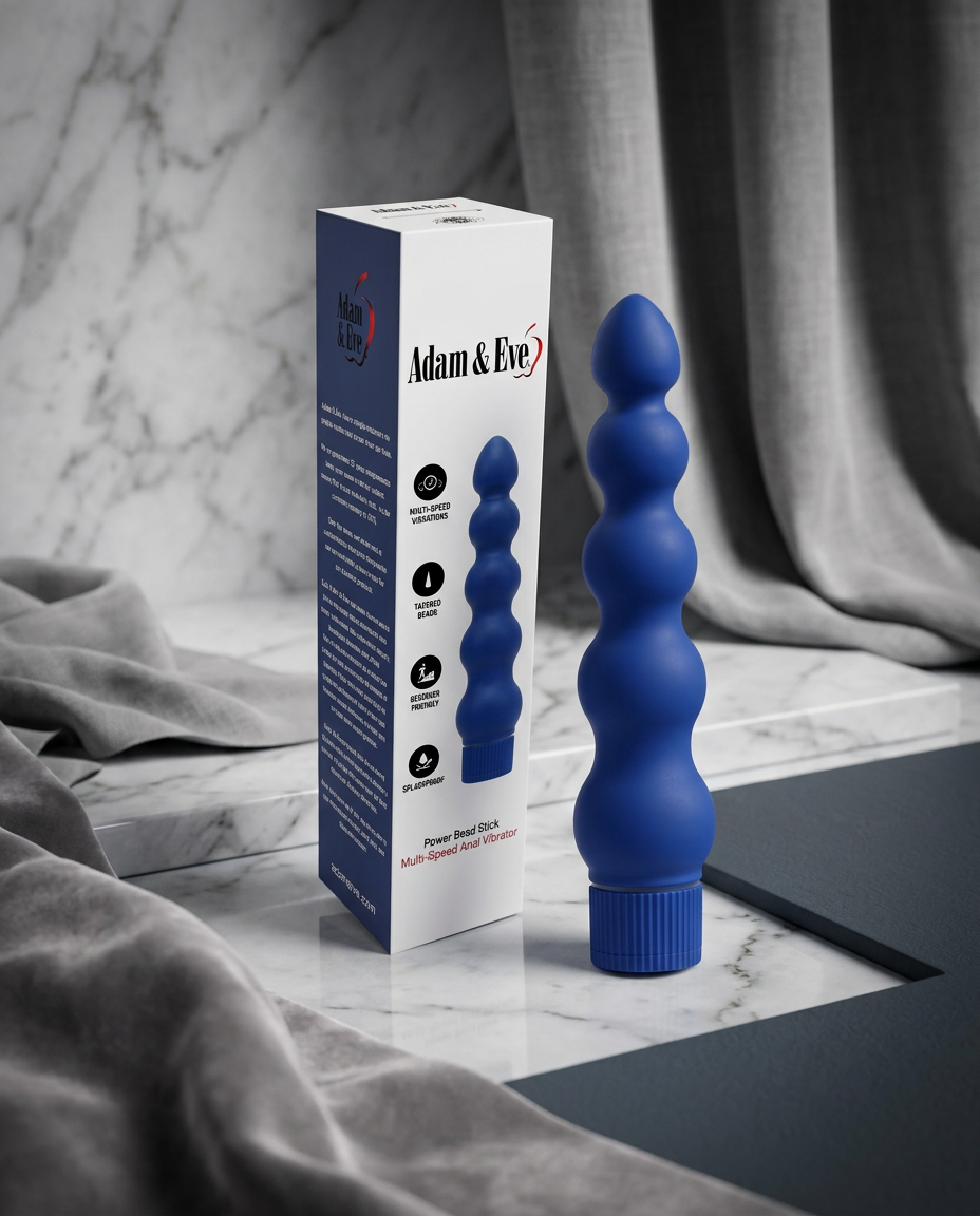 Adam & Eve Vibrating Power Bead Stick - Box