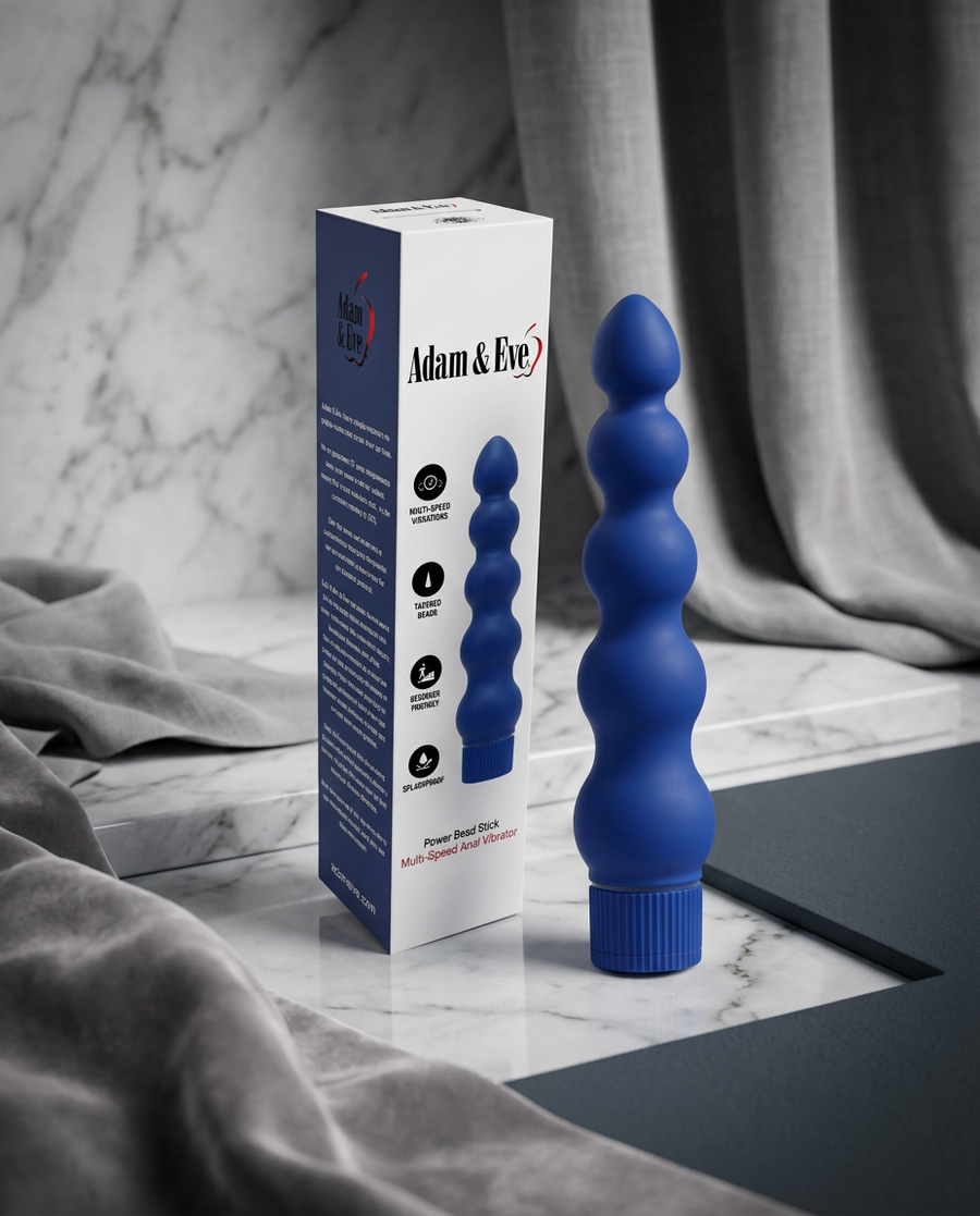 Adam & Eve Vibrating Power Bead Stick - Box
