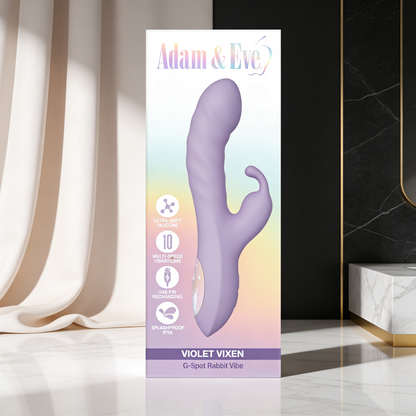 Adam & Eve Violet Vixen G-Spot Rabbit Vibe