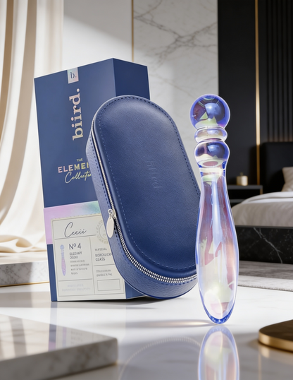 Biird Cecii Beaded Glass Dildo