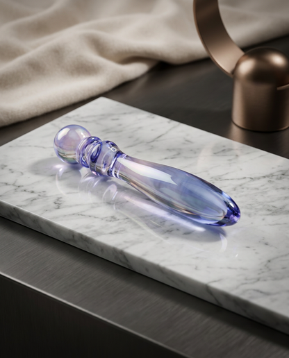 Biird Cecii Beaded Glass Dildo