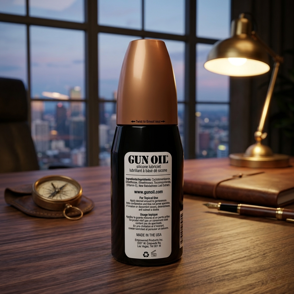 Gun Oil Silicone Lubricant - 8 Oz.