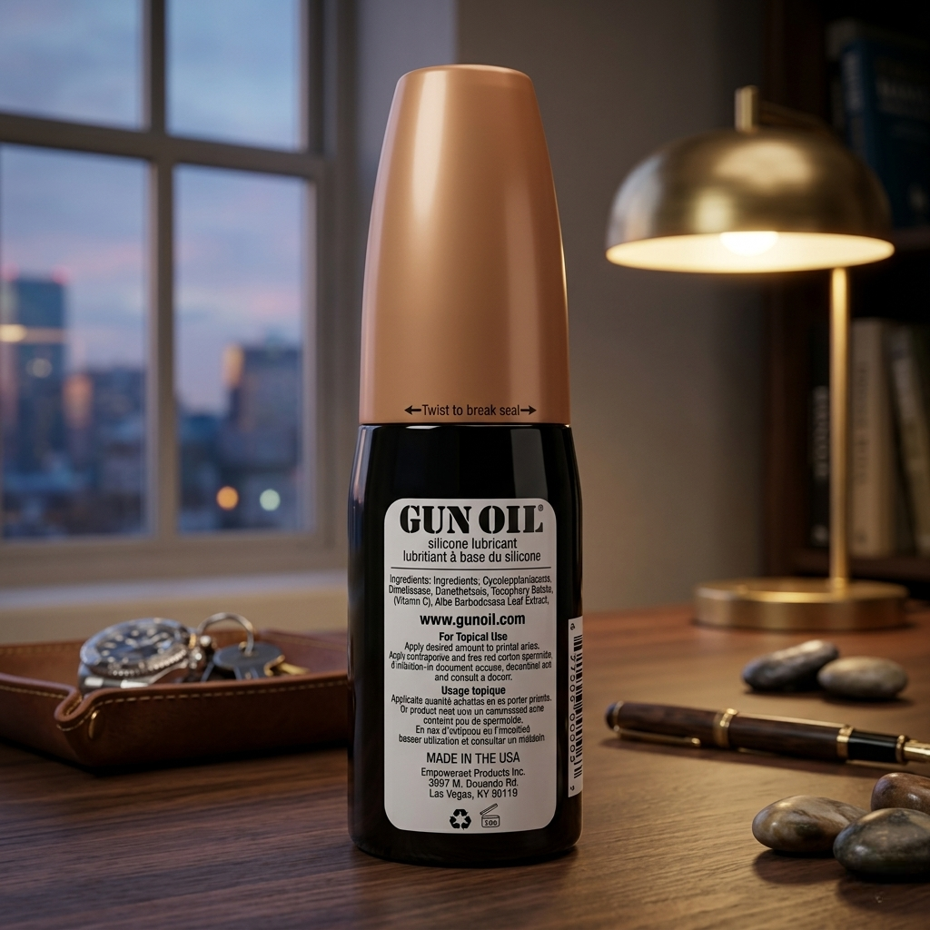 Gun Oil Silicone Lubricant - 4 Oz.