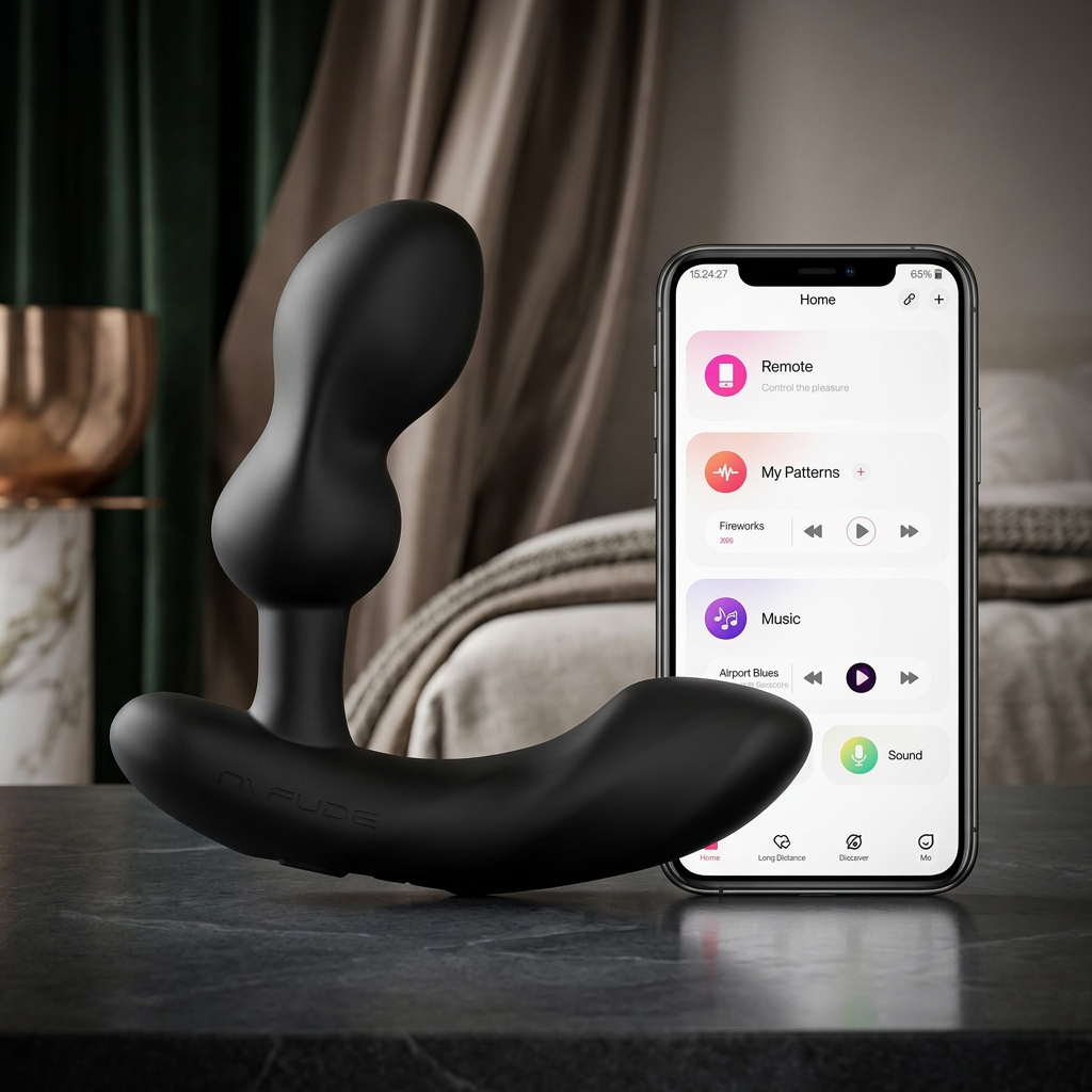 Lovense Edge 2 Bluetooth Remote-Controlled Adjustable Prostate Massager