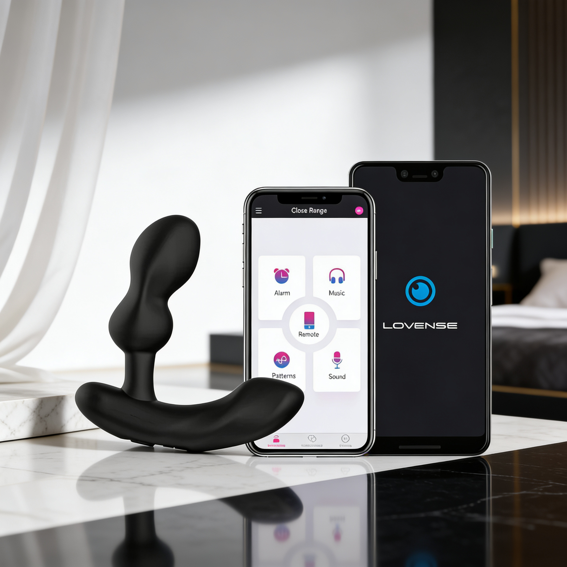 Lovense Edge 2 Bluetooth Remote-Controlled Adjustable Prostate Massager