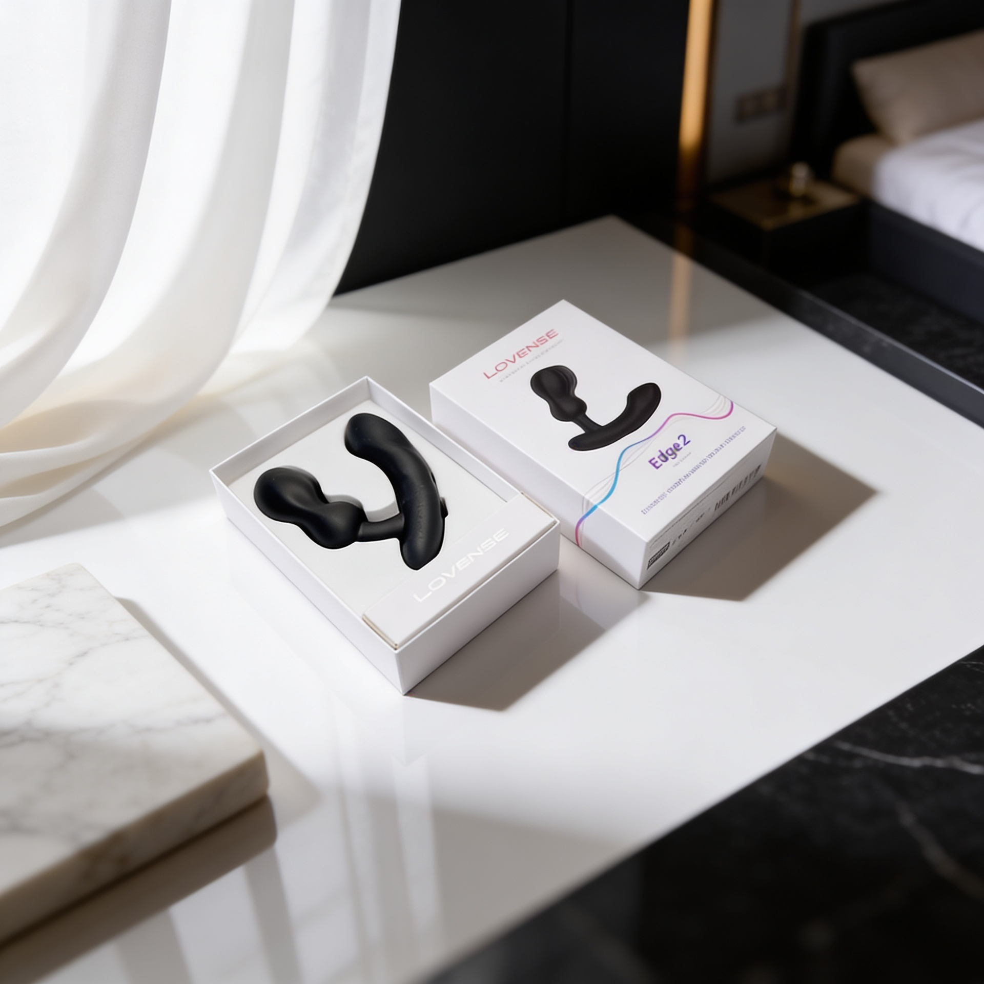 Lovense Edge 2 Bluetooth Remote-Controlled Adjustable Prostate Massager