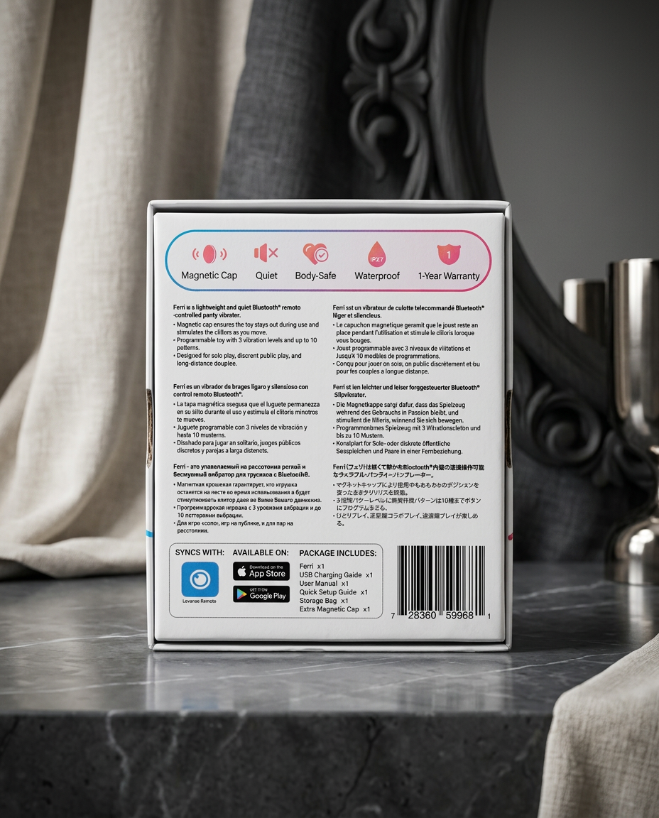 Lovense Ferri Bluetooth Remote-Controlled Panty Vibrator