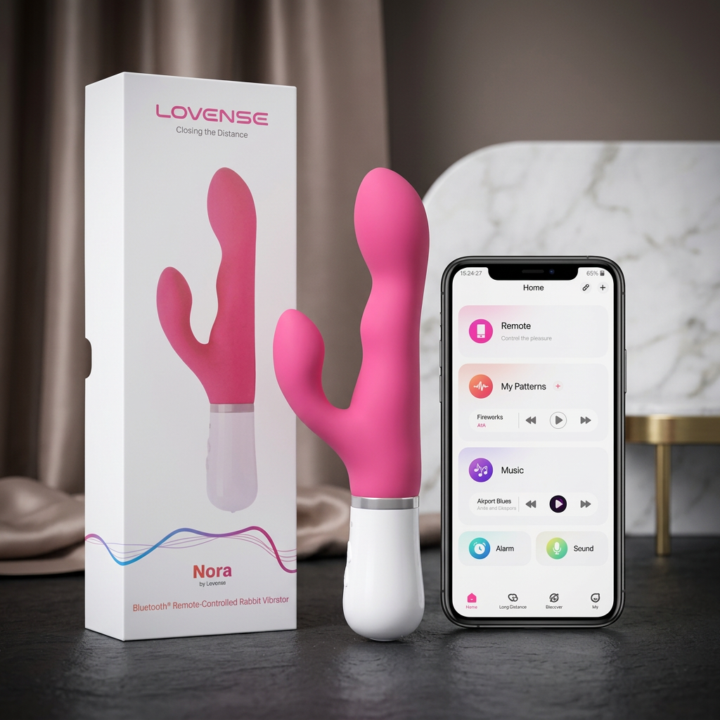 Lovense Nora Bluetooth Remote-Controlled Long-Distance Rabbit Vibrator