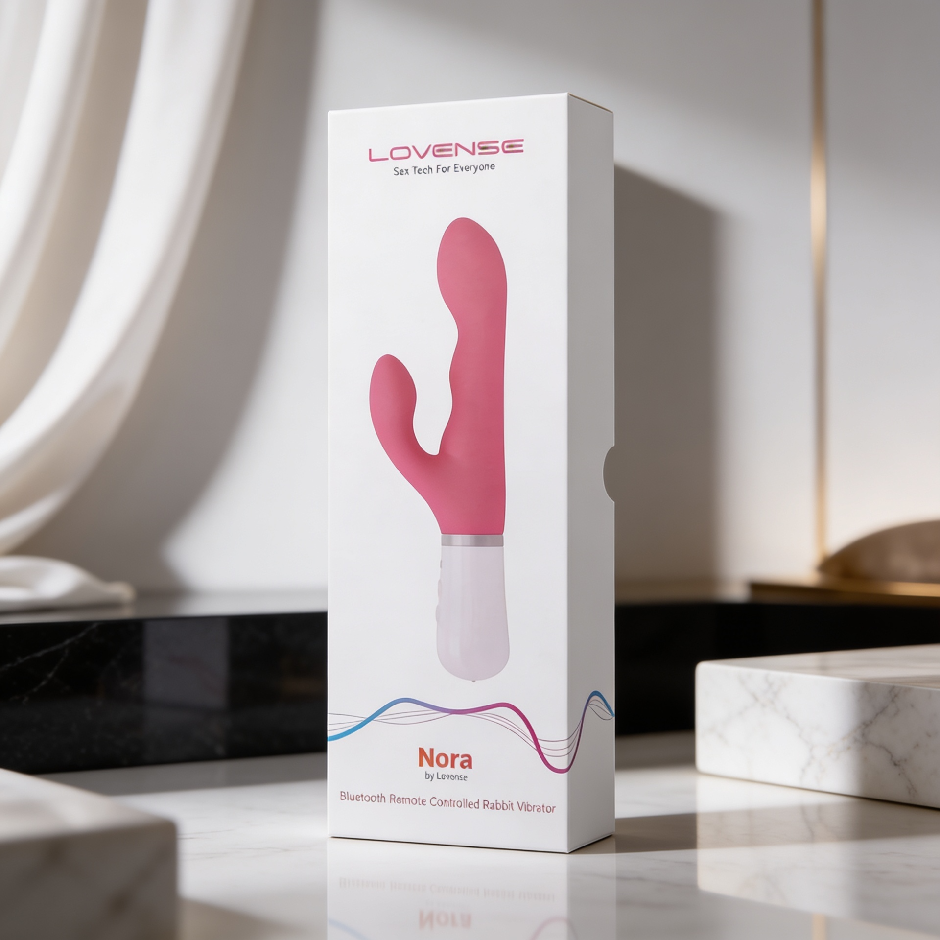 Lovense Nora Bluetooth Remote-Controlled Long-Distance Rabbit Vibrator