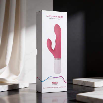 Lovense Nora Bluetooth Remote-Controlled Long-Distance Rabbit Vibrator