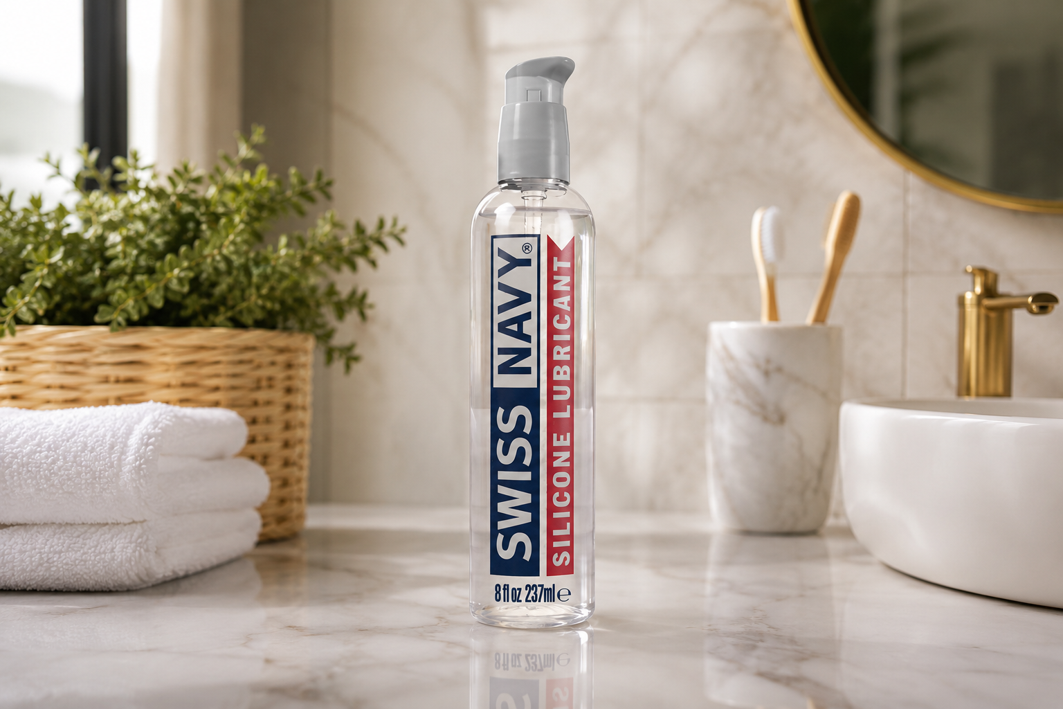 Swiss Navy Silicone Lube - 8 Fl. Oz.
