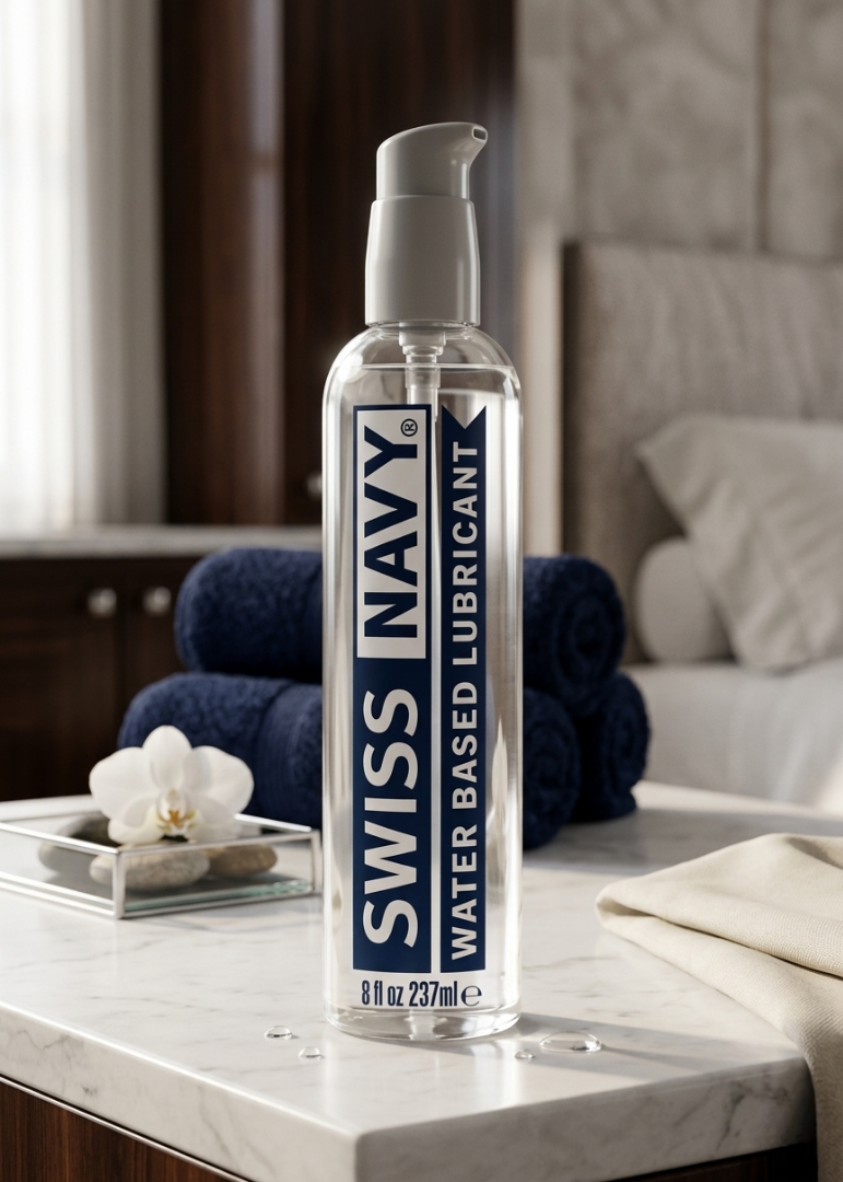 Swiss Navy Water-Based Lube - 8 Fl. Oz.