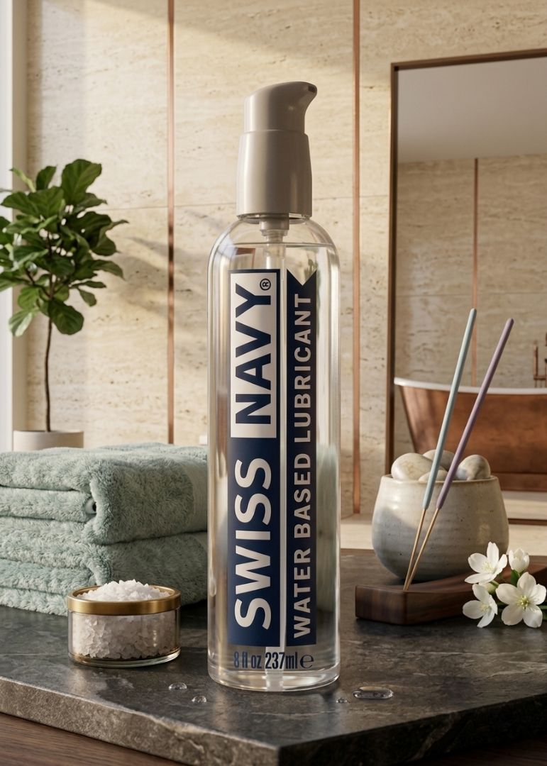 Swiss Navy Water-Based Lube - 8 Fl. Oz.