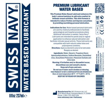 Swiss Navy Water Based 32 Fl Oz