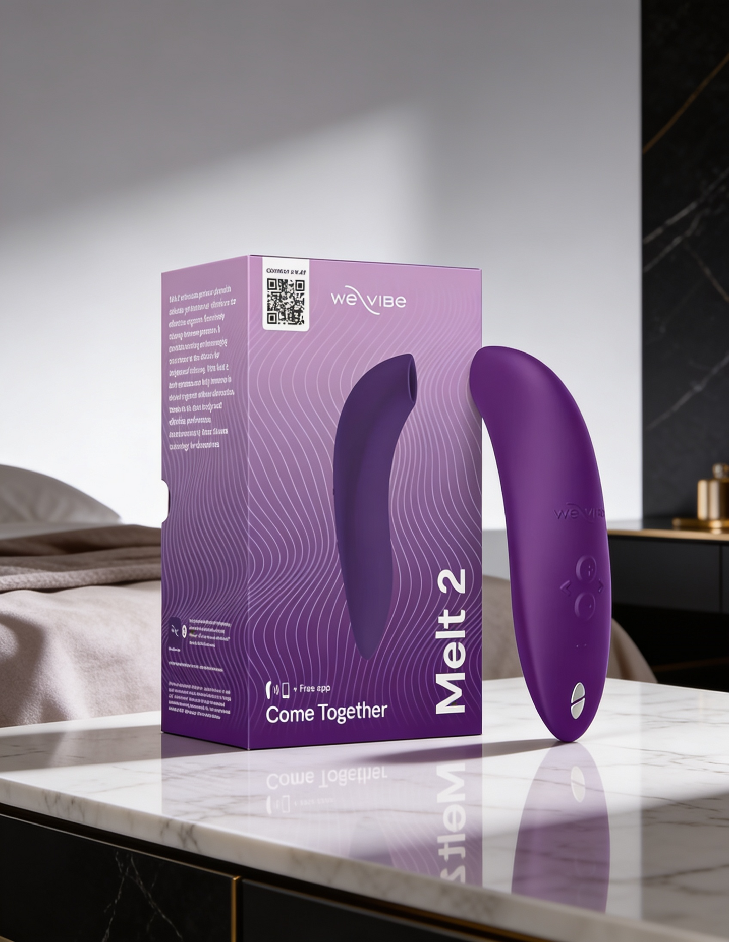 We-Vibe Melt 2 Pleasure Air Clit Stim Purple