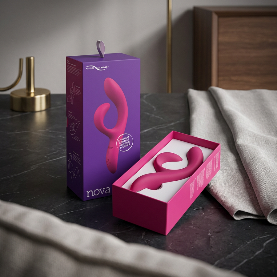 We-Vibe Nova 2 Rechargeable Flexible Silicone Rabbit Vibrator