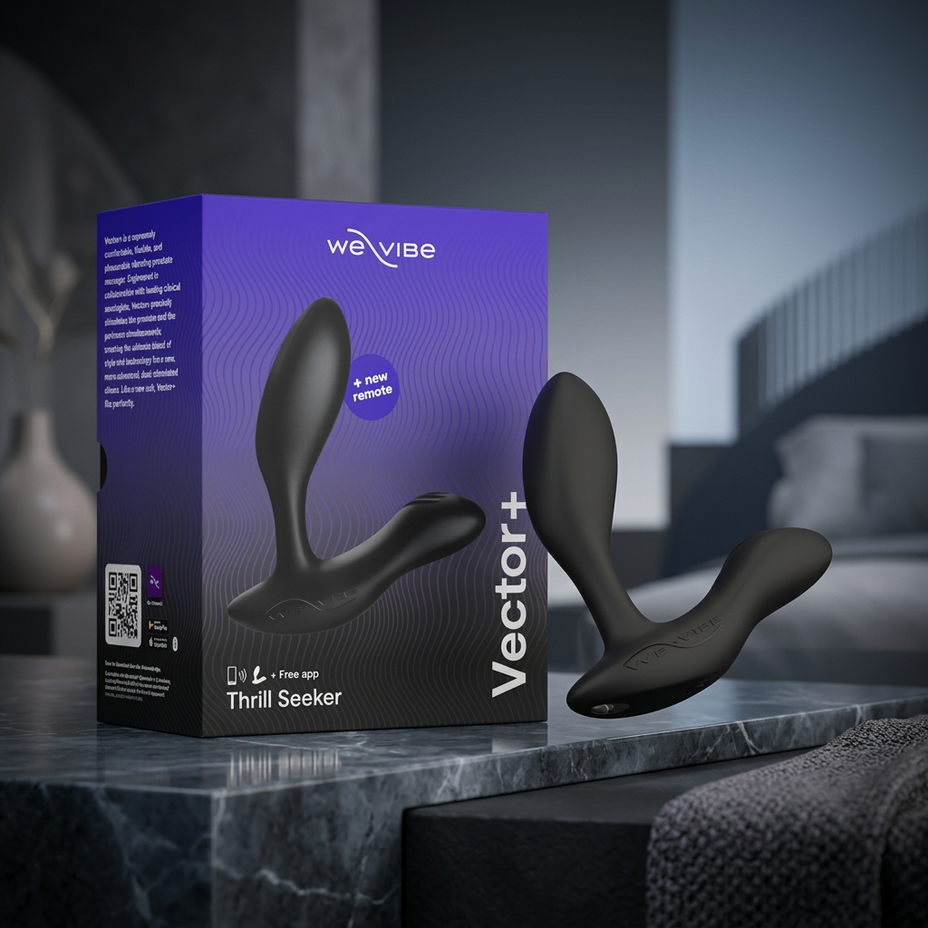 We-Vibe Vector+ Dual Stimulation Prostate Massager Charcoal