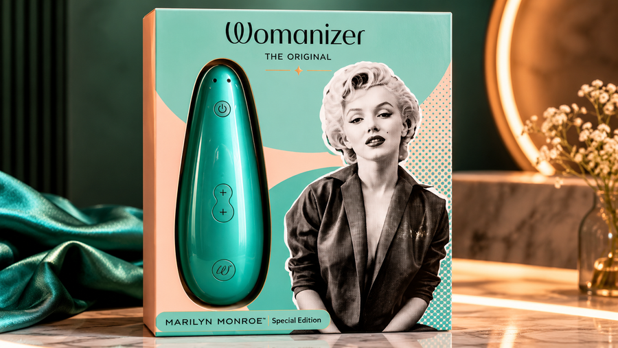 Womanizer x Marilyn Monroe Classic 2 Special Edition Pleasure Air Clitoral Stimulator Mint