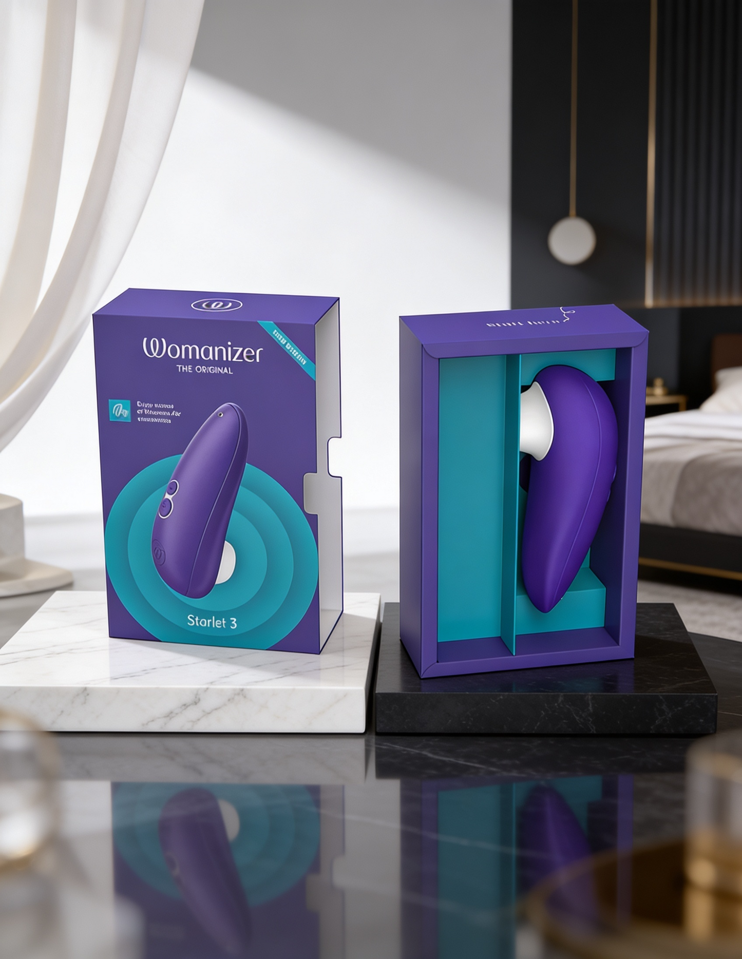 Womanizer Starlet 3 Rechargeable Silicone Compact Pleasure Air Clitoral Stimulator