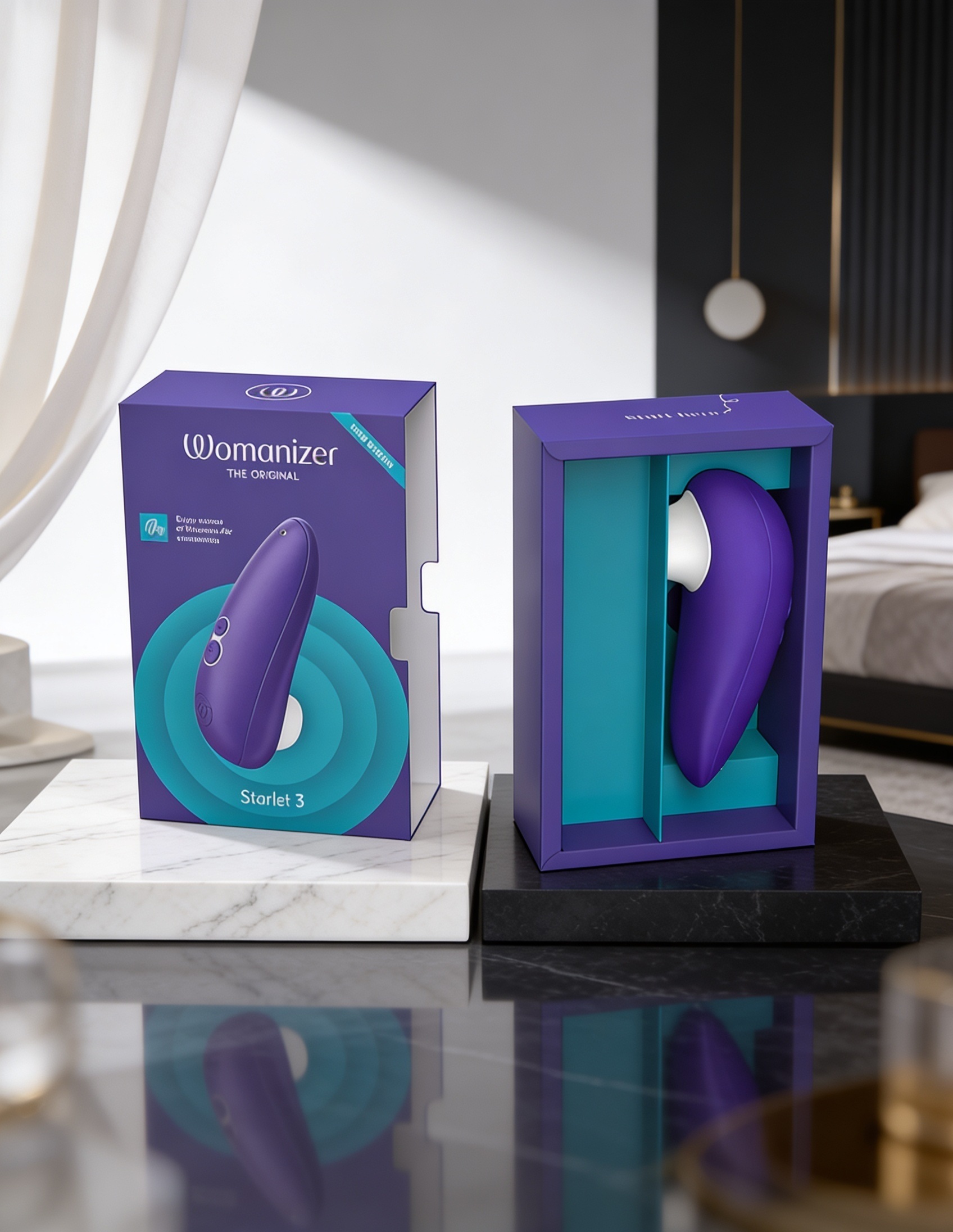Womanizer Starlet 3 Rechargeable Silicone Compact Pleasure Air Clitoral Stimulator