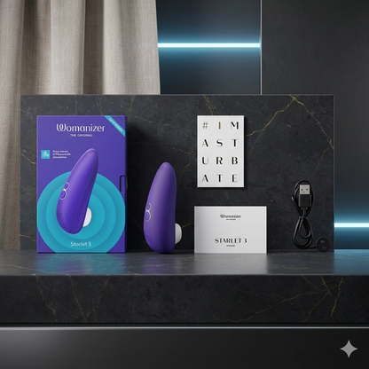 Womanizer Starlet 3 Rechargeable Silicone Compact Pleasure Air Clitoral Stimulator