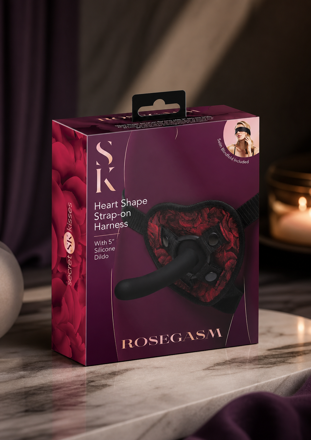 Rosegasm Strap-on Harness W/ Dildo