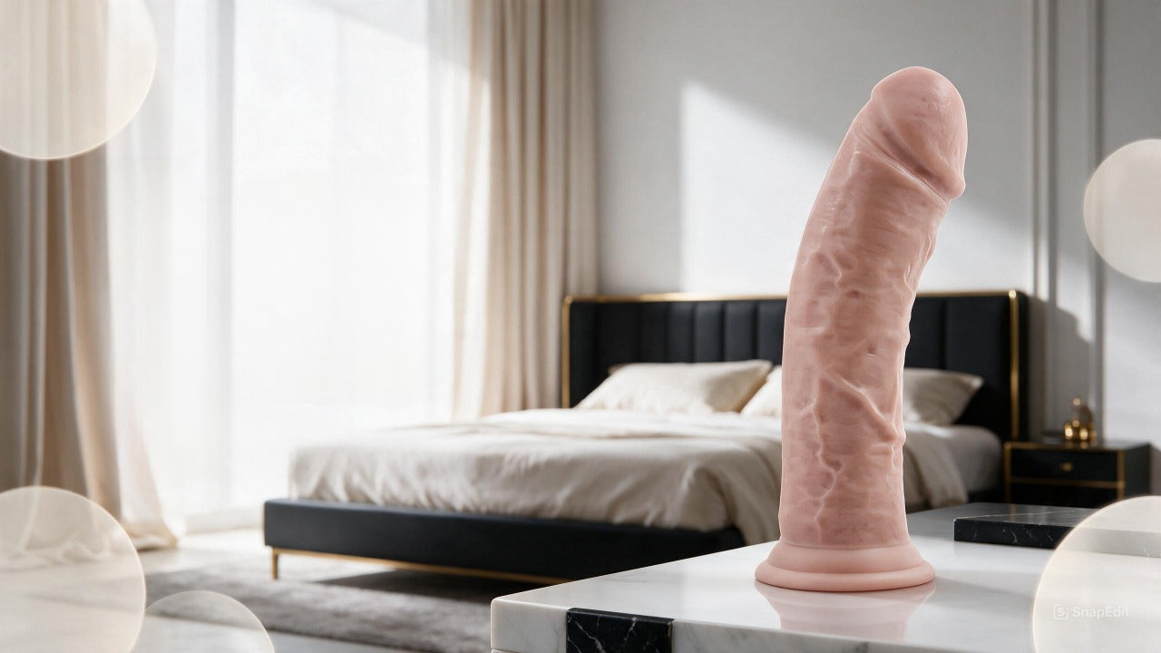 Dr. Skin Realistic 8 in. Dildo Beige