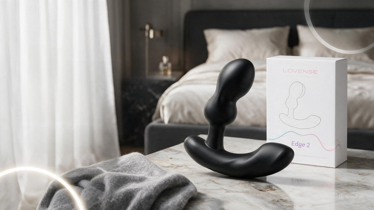 Lovense Edge 2 Bluetooth Remote-Controlled Adjustable Prostate Massager