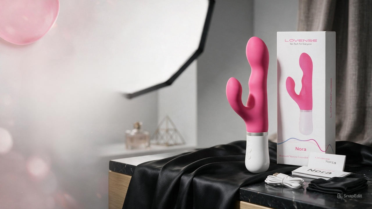 Lovense Nora Bluetooth Remote-Controlled Long-Distance Rabbit Vibrator